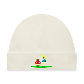 Alice im Wunderland - Baby Premium Organic Mütze - Naturweiß - Vorne
