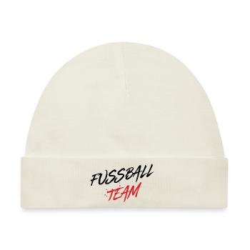 Fussball Team - Baby Premium Organic Mütze - Naturweiß - Vorne