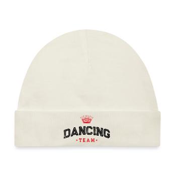 Dancing Team - Baby Premium Organic Mütze - Naturweiß - Vorne