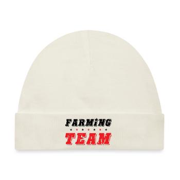 Farming Team - Baby Premium Organic Mütze - Naturweiß - Vorne