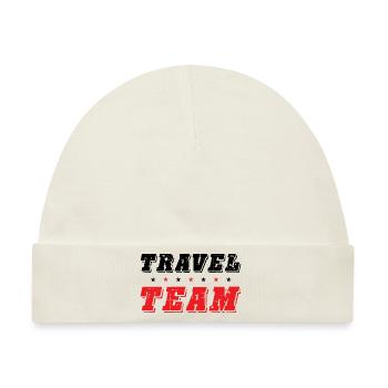 Travel Team - Baby Premium Organic Mütze - Naturweiß - Vorne