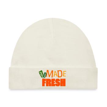 Made Fresh - Baby Premium Organic Mütze - Naturweiß - Vorne