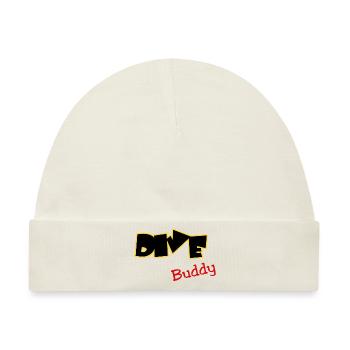 Dive Buddy diving - Baby Premium Organic Mütze - Naturweiß - Vorne