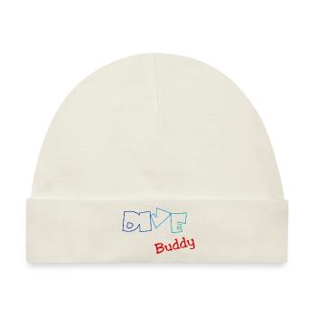 Diver Dive Buddy Scuba - Baby Premium Organic Mütze - Naturweiß - Vorne