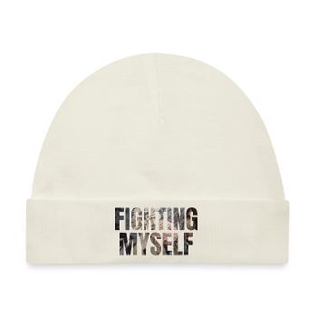 fighting myself Geschenk - Baby Premium Organic Mütze - Naturweiß - Vorne