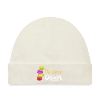 Macaron-Händler Dessert - Baby Premium Organic Mütze - Naturweiß - Vorne