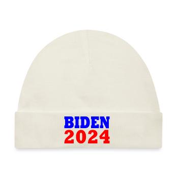 Joe biden 2024 - Baby Premium Organic Mütze - Naturweiß - Vorne