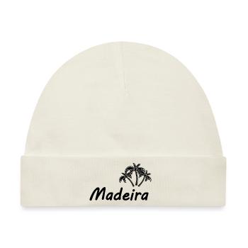 Urlaub in Madeira - Baby Premium Organic Mütze - Naturweiß - Vorne