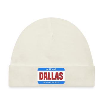 Dallas Texas Lone Star State Design für stolze - Baby Premium Organic Mütze - Naturweiß - Vorne
