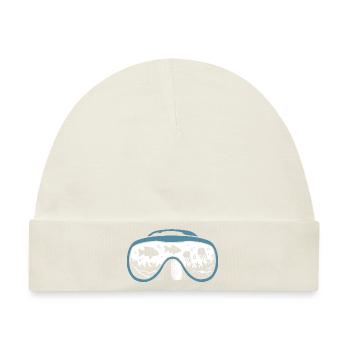 Taucherbrille Taucher - Baby Premium Organic Mütze - Naturweiß - Vorne