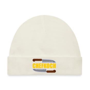 Chefkoch - Baby Premium Organic Mütze - Naturweiß - Vorne