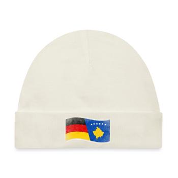 Kosovo Design für stolze Deutsch-Kosovaren - Baby Premium Organic Mütze - Naturweiß - Vorne