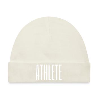 ATHLETE / SPORTLER - Baby Premium Organic Mütze - Naturweiß - Vorne