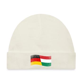 Ungarn Design für stolze Deutsch-Ungaren - Baby Premium Organic Mütze - Naturweiß - Vorne