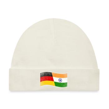 Indien Design für stolze Deutsch-Inder - Baby Premium Organic Mütze - Naturweiß - Vorne