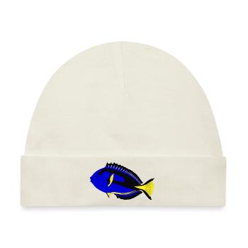 paletten doktorfisch aquarium fisch - Baby Premium Organic Mütze - Naturweiß - Vorne