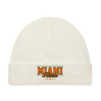 Miami - Baby Premium Organic Mütze - Naturweiß - Vorne