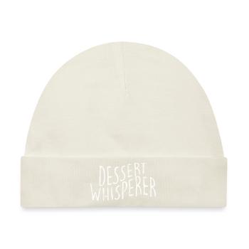 Dessert Whisperer 3 - Baby Premium Organic Mütze - Naturweiß - Vorne