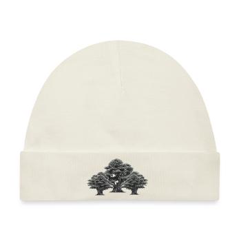 Wald Bäume Natur Baum Laubbaum Klima Flora - Baby Premium Organic Mütze - Naturweiß - Vorne