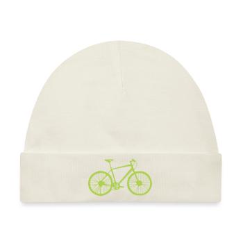 fahrrad rad - Baby Premium Organic Mütze - Naturweiß - Vorne