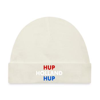 Hup holland hup - Baby Premium Organic Mütze - Naturweiß - Vorne