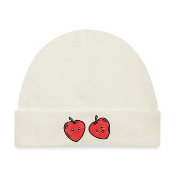 cherry friends - Baby Premium Organic Mütze - Naturweiß - Vorne