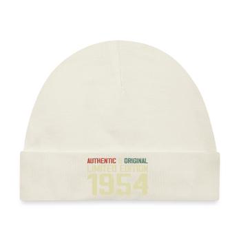 1954 Geburtstagsgeschenk 1954 Jahrgang 1954 Retro - Baby Premium Organic Mütze - Naturweiß - Vorne