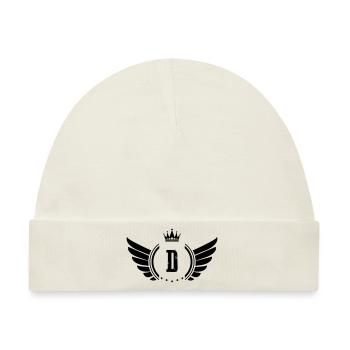 wappen d - Baby Premium Organic Mütze - Naturweiß - Vorne
