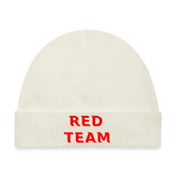 Red Team - Baby Premium Organic Mütze - Naturweiß - Vorne