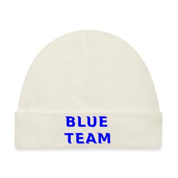 Blue Team - Baby Premium Organic Mütze - Naturweiß - Vorne