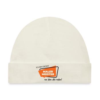 Malermeister - Baby Premium Organic Mütze - Naturweiß - Vorne