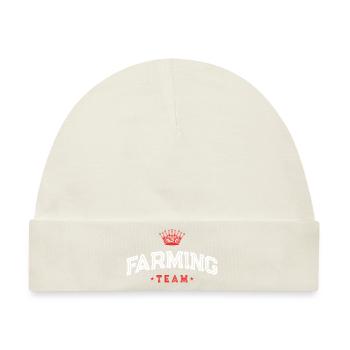 Farming Team - Baby Premium Organic Mütze - Naturweiß - Vorne