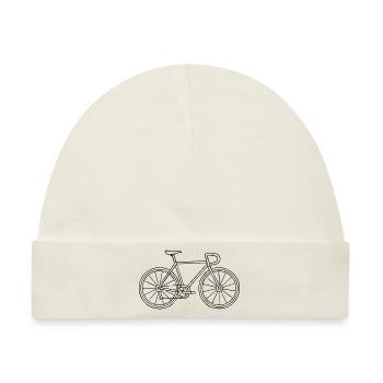 Filigranes Fahrrad - Baby Premium Organic Mütze - Naturweiß - Vorne
