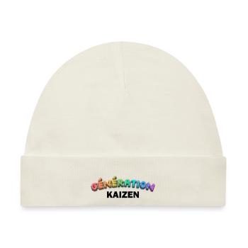 GENERATION KAIZEN XL - Baby Premium Organic Mütze - Naturweiß - Vorne