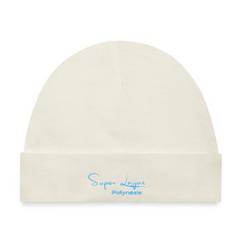 Super Lagon Polynesien personalisierte Geschenk Souvenir - Baby Premium Organic Mütze - Naturweiß - Vorne