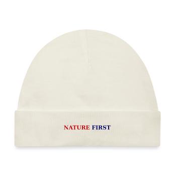 Nature First - Baby Premium Organic Mütze - Naturweiß - Vorne