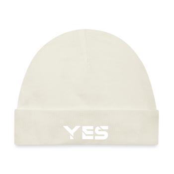 yes ja - Baby Premium Organic Mütze - Naturweiß - Vorne