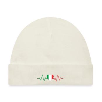 Italian pulse - Baby Premium Organic Mütze - Naturweiß - Vorne