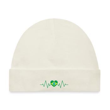 Brazilian pulse - Baby Premium Organic Mütze - Naturweiß - Vorne