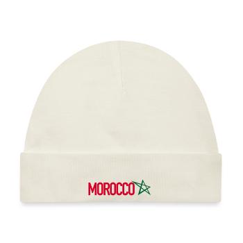 Marokko - Baby Premium Organic Mütze - Naturweiß - Vorne