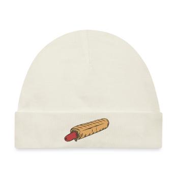 Hot Dog - Baby Premium Organic Mütze - Naturweiß - Vorne