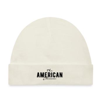 The American Classic - Baby Premium Organic Mütze - Naturweiß - Vorne