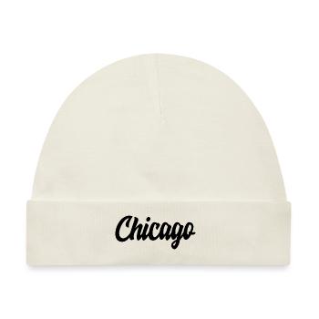 Chicago - Baby Premium Organic Mütze - Naturweiß - Vorne