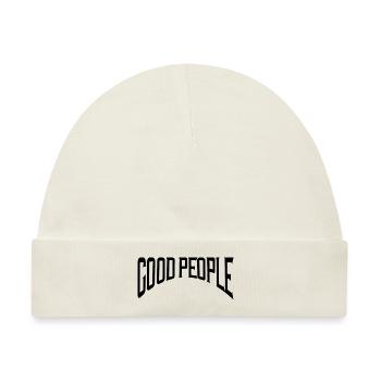 Good people - Baby Premium Organic Mütze - Naturweiß - Vorne