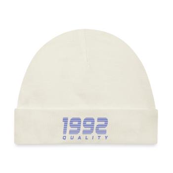 1992 quality | Farbe änderbar - Baby Premium Organic Mütze - Naturweiß - Vorne