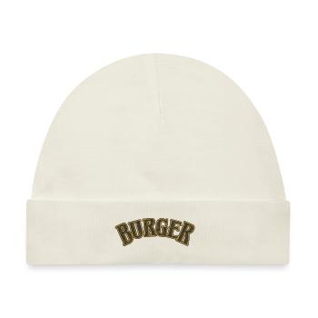 Burger Schrift - Baby Premium Organic Mütze - Naturweiß - Vorne