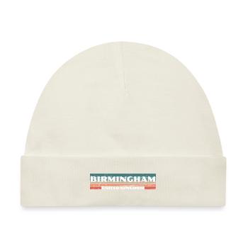 Birmingham UK Vintage Britisch Brite - Baby Premium Organic Mütze - Naturweiß - Vorne