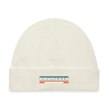 Birmingham UK Britisch Brite - Baby Premium Organic Mütze - Naturweiß - Vorne