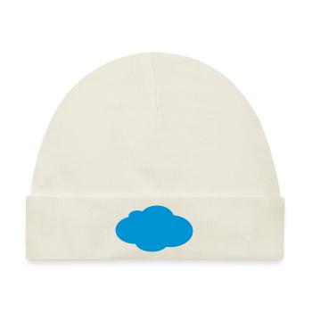 Wolke - Baby Premium Organic Mütze - Naturweiß - Vorne