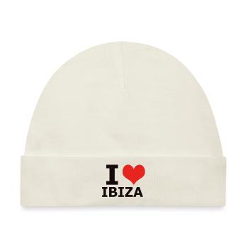 IBIZA I LOVE IBIZA - Baby Premium Organic Mütze - Naturweiß - Vorne